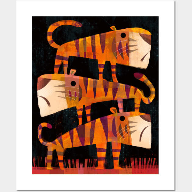 Tiger Towers Wall Art by Gareth Lucas